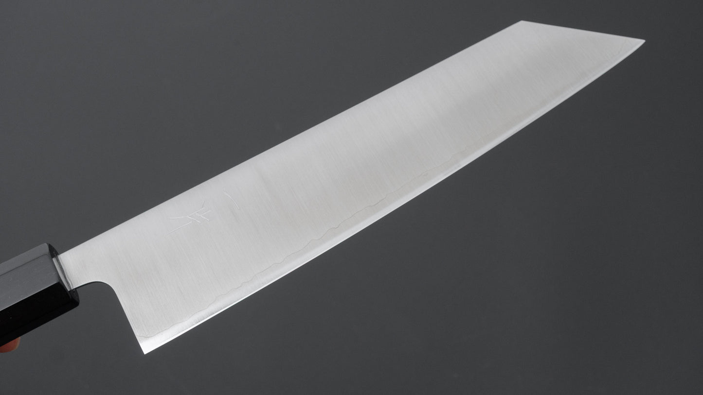 Hitohira Futana Stainless Migaki Kiritsuke Gyuto 210mm Ebony Handle