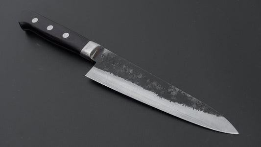 Morihei Hisamoto Kurouchi White #1 Petty 150mm Pakkahouten heft