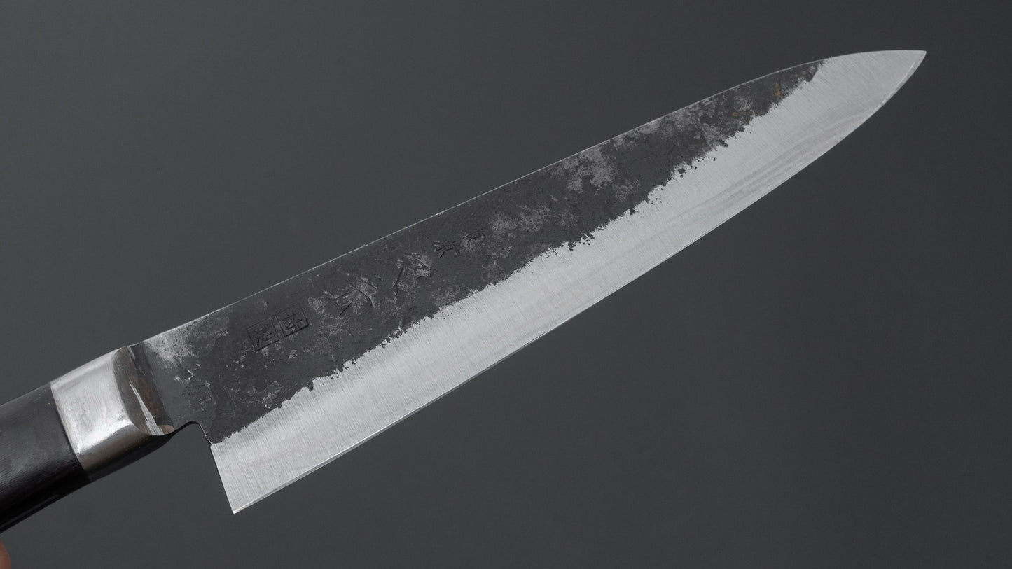 Morihei Hisamoto Kurouchi White #1 Petty 150mm Pakka Handle