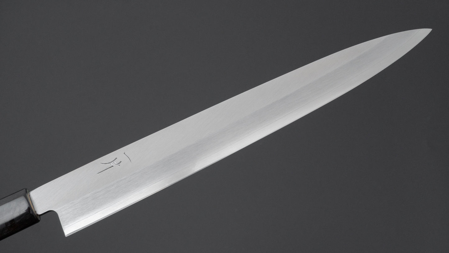 Hitohira Silver #3 Yanagiba 270mm Ho Wood Handle (D-Shape)