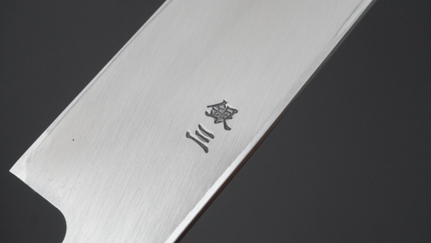 Hitohira Silver #3 Yanagiba 270mm Ho Wood Handle (D-Shape)