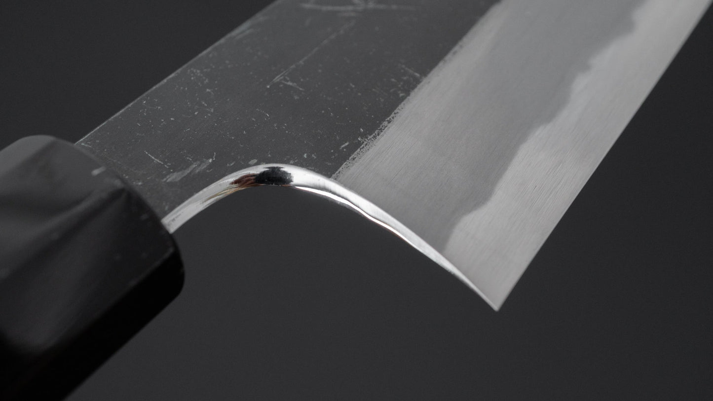 Hitohira Togashi White #2 Kurouchi Kiritsuke Gyuto 210mm Yakusugi Cedar Handle