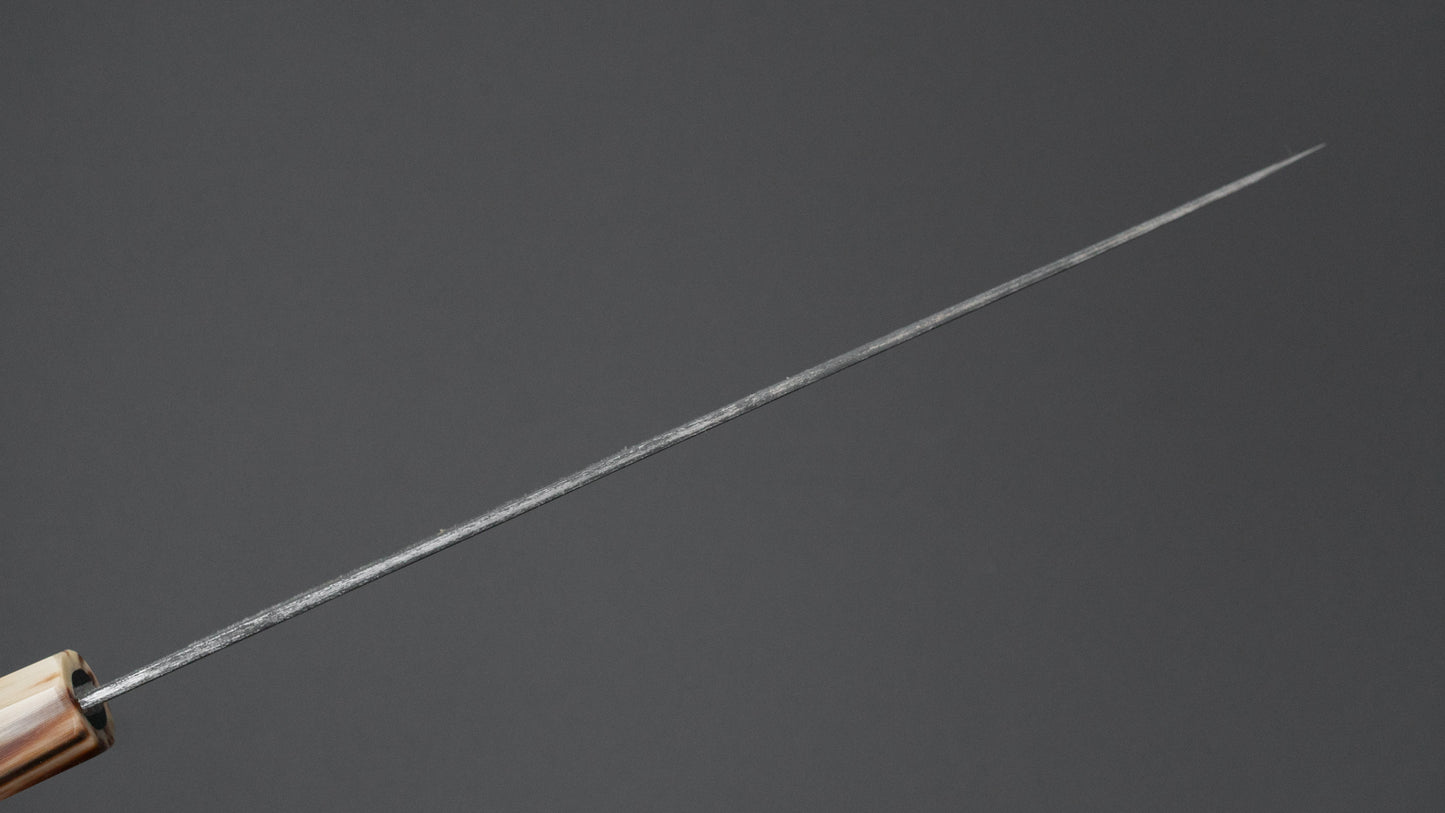 Hitohira Togashi Blue #2 Kurouchi Gyuto 240mm Ebony Handle