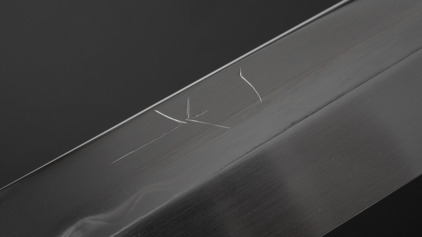 Hitohira Togashi White #1 Mizu Honyaki Yanagiba 300mm Taihei Ebony Handle (Saya)