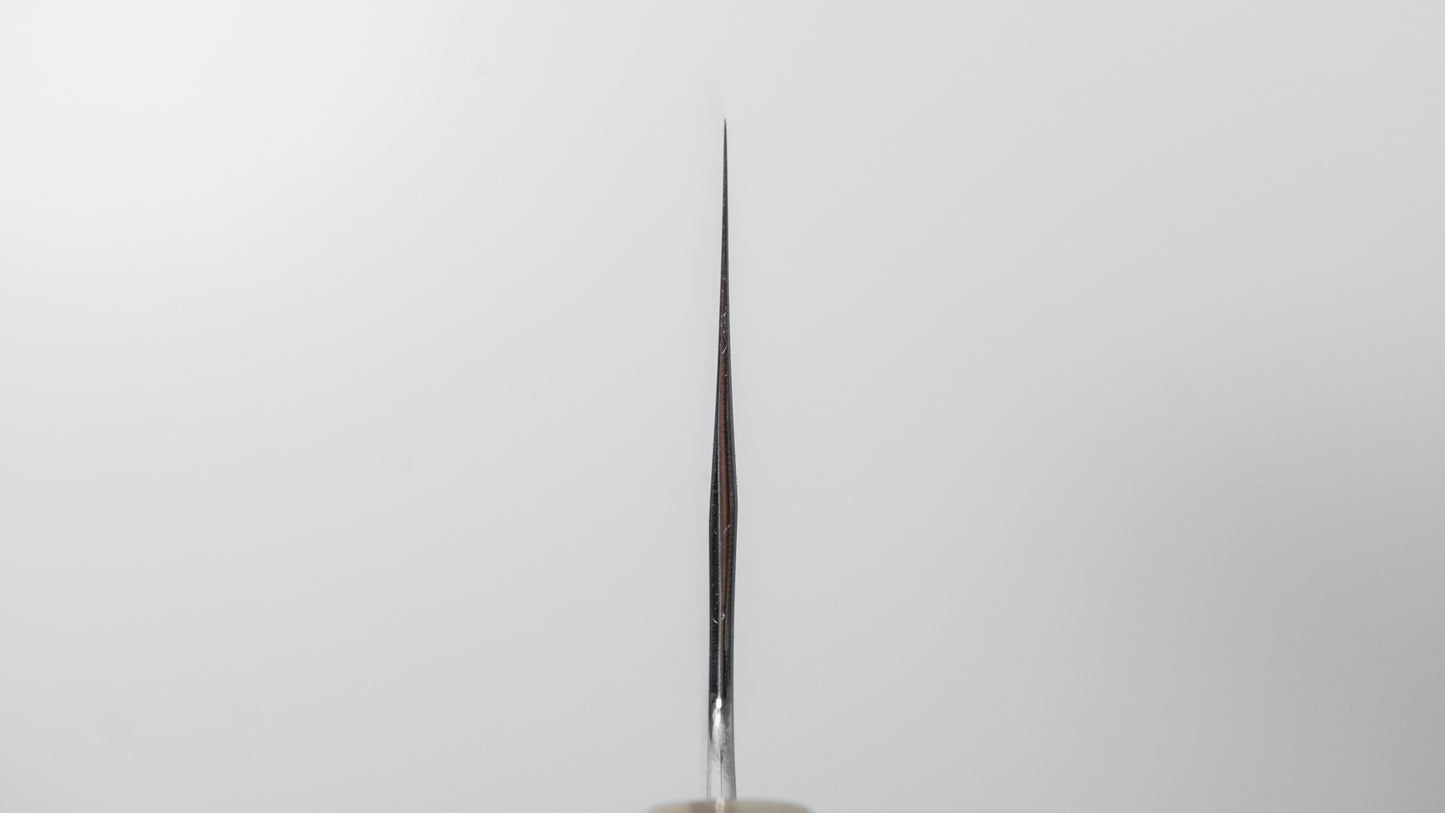 Hitohira Tanaka Ren White #2 Nakiri 180mm Ebony Handle