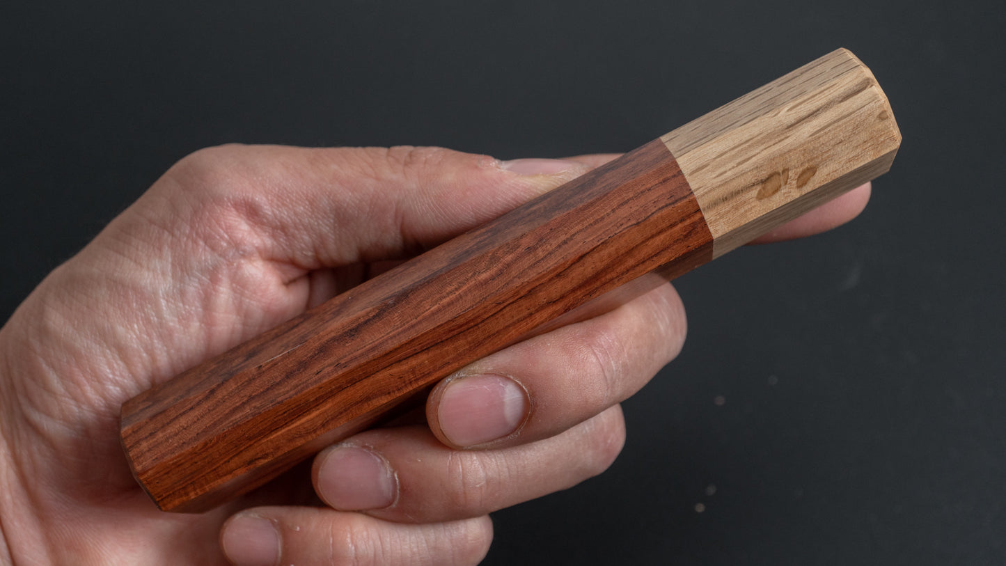 Hitohira WB Two-Tone Handle Rosewood x Oak (Gyuto/ Santoku/ Nakiri)