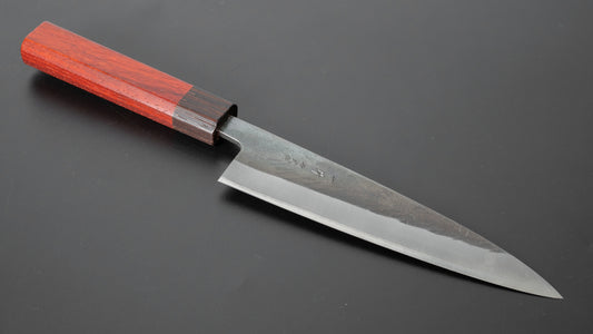 Hitohira TD Blue #2 Stainless Clad Kurouchi Gyuto 165mm Padauk Handle