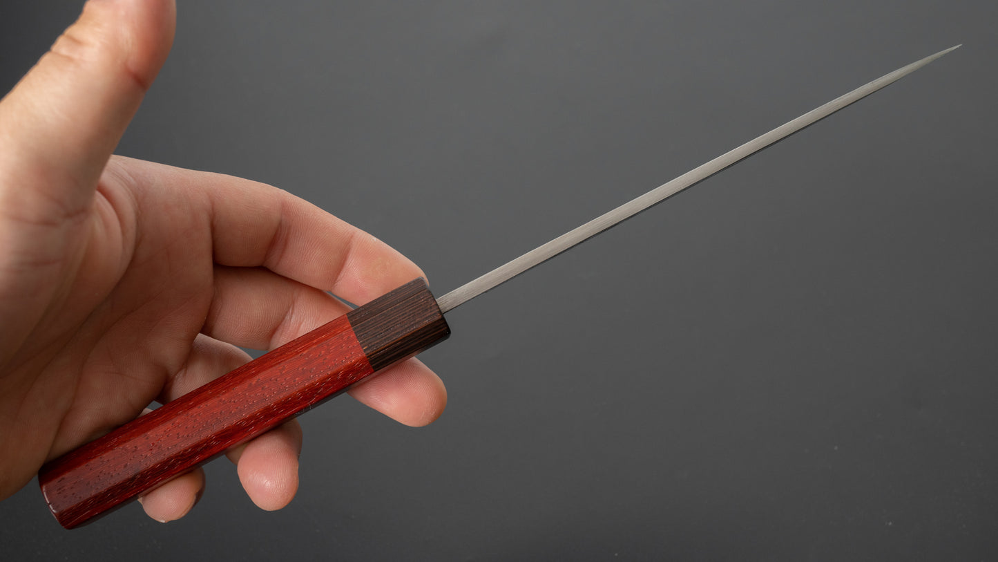 Hitohira TD Blue #2 Stainless Clad Kurouchi Gyuto 165mm Padauk Handle