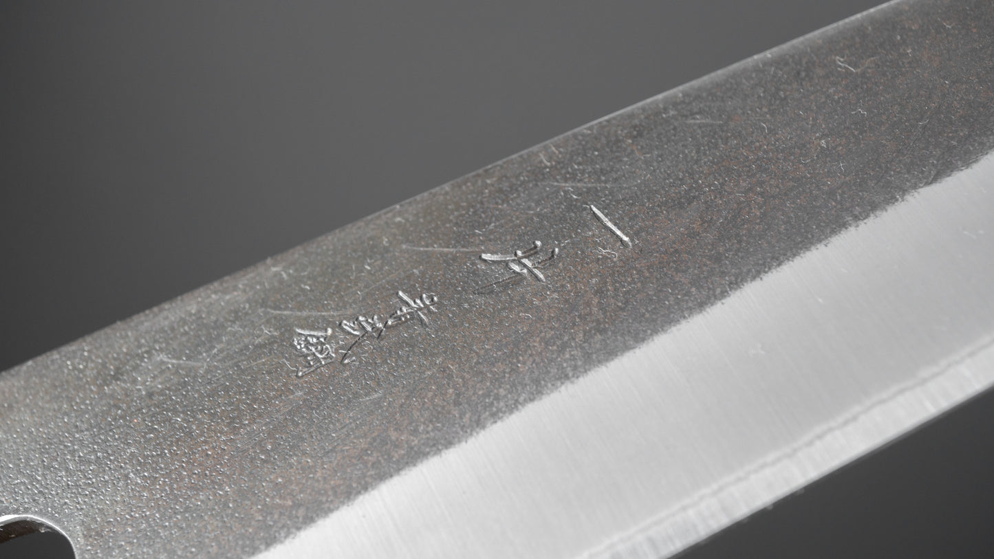 Hitohira TD Blue #2 Stainless Clad Kurouchi Gyuto 165mm Padauk Handle