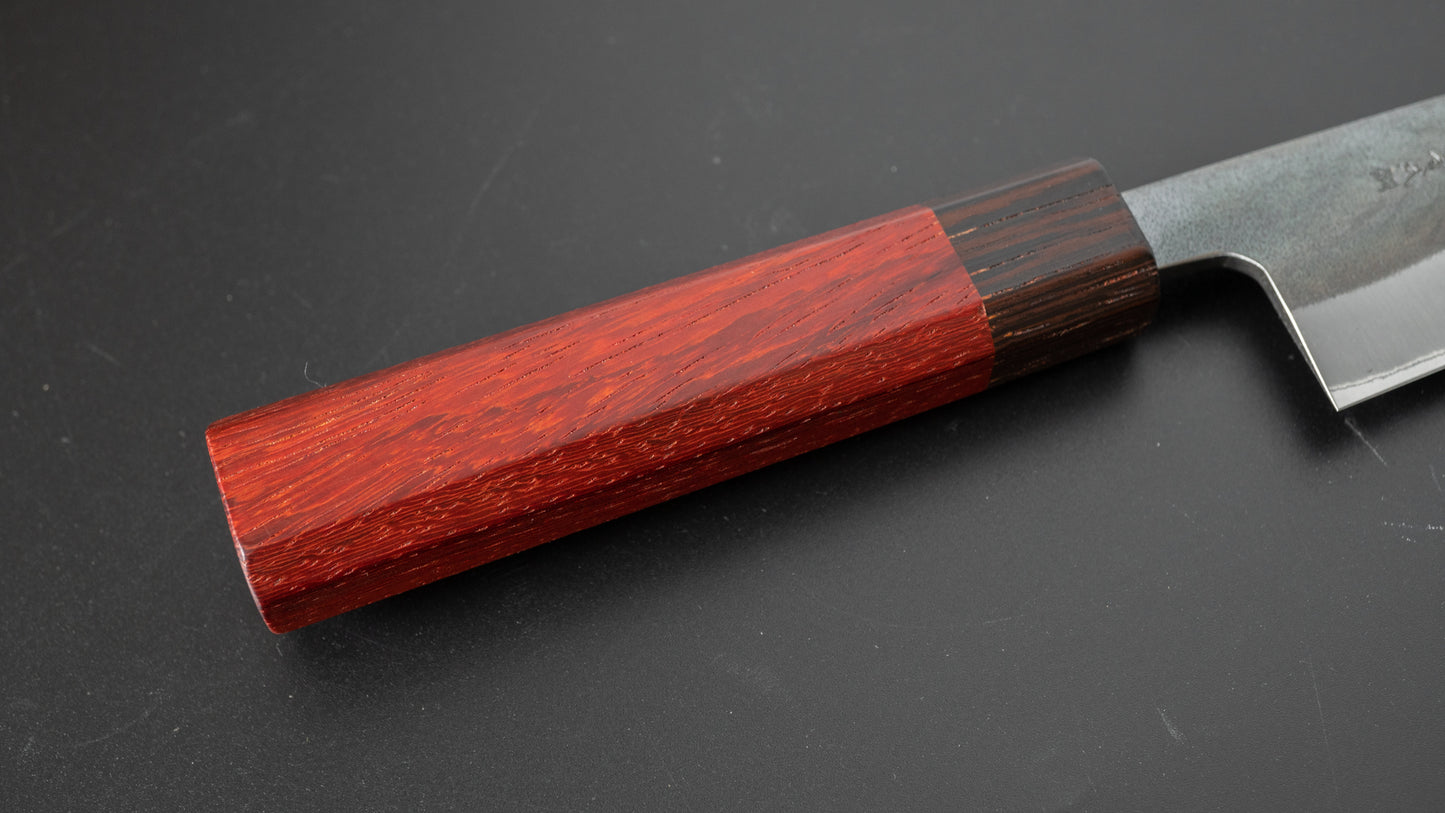 Hitohira TD Blue #2 Stainless Clad Kurouchi Gyuto 165mm Padauk Handle
