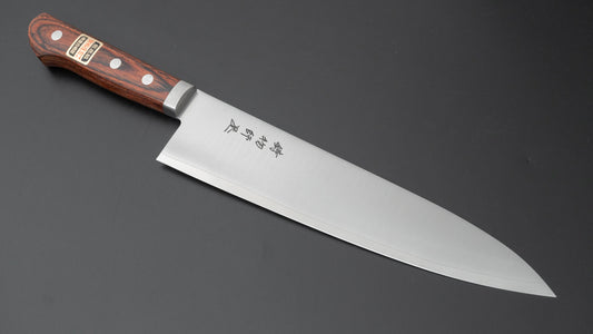 Hitohira Imojiya MZ VG-1 Gyuto 210mm Imitation Mahogany Handle