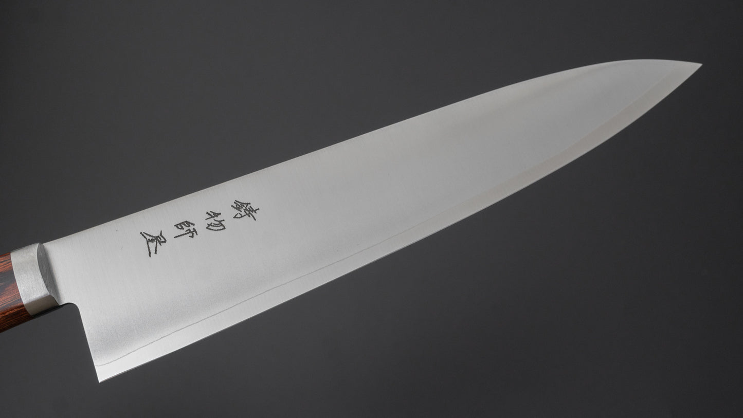 Hitohira Imojiya MZ VG-1 Gyuto 210mm Imitation Mahogany Handle