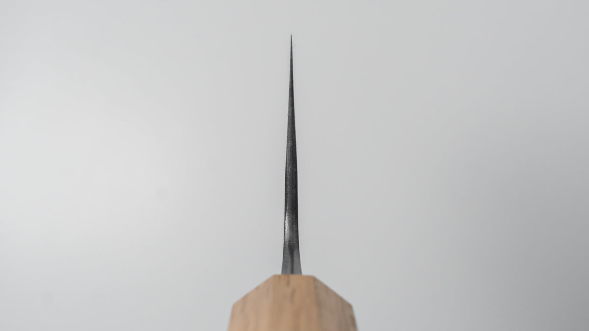 Hitohira Hinode Nashiji White #2 Stainless Clad Santoku 180mm Wenge Handle