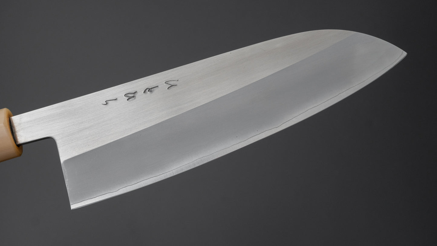 Hitohira TD SLD Migaki Santoku 165mm Ho Wood Handle (D-Shape)