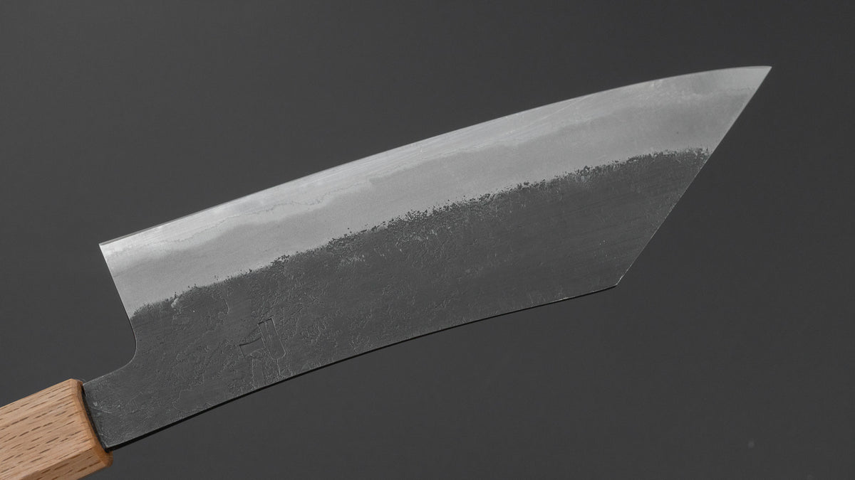 Hitohira Hinode Nashiji White #2 Stainless Clad Hakata 180mm Wenge Handle