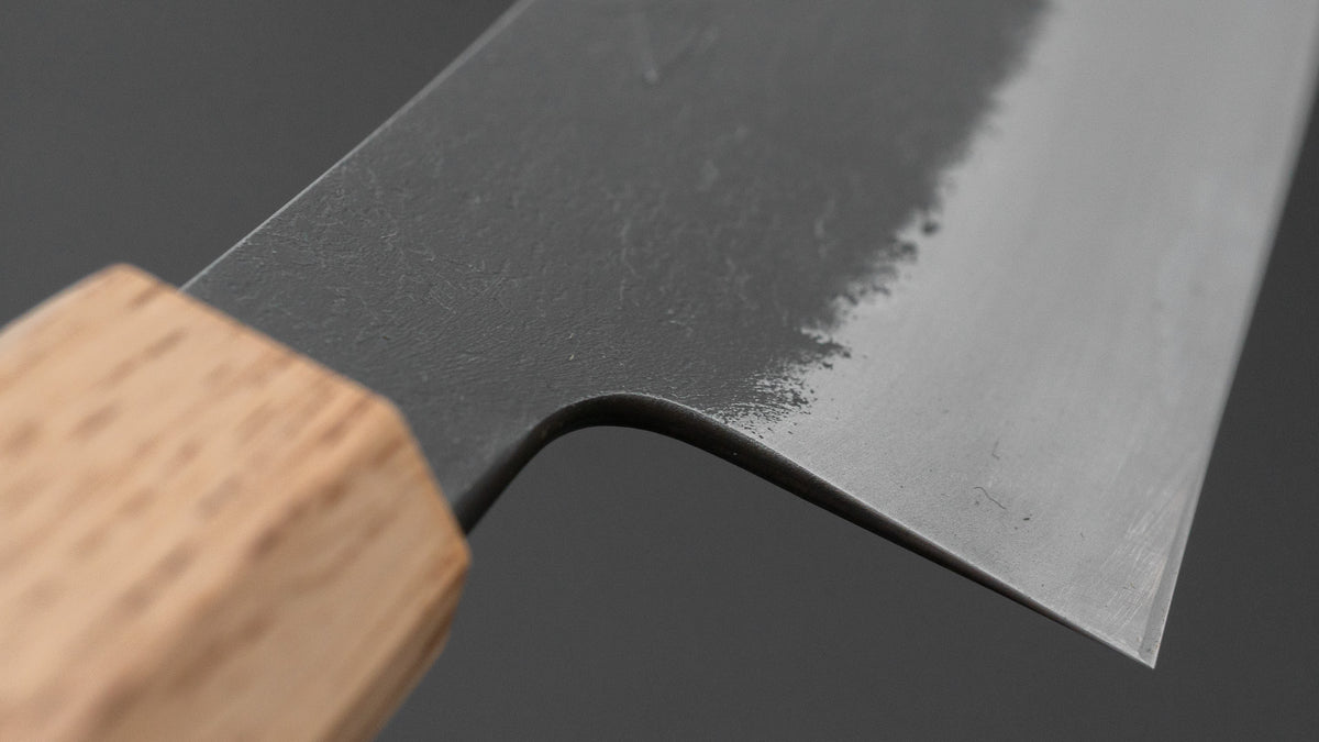 Hitohira Hinode Nashiji White #2 Stainless Clad Hakata 180mm Wenge Handle