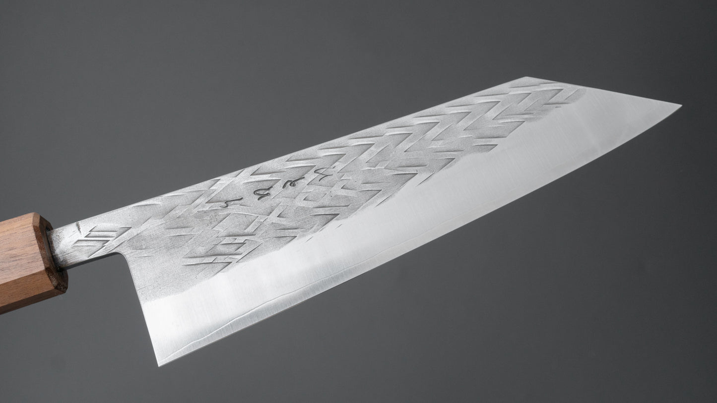 Hitohira TD SLD Tsuchime Bunka 170mm Walnut Handle (Mono)