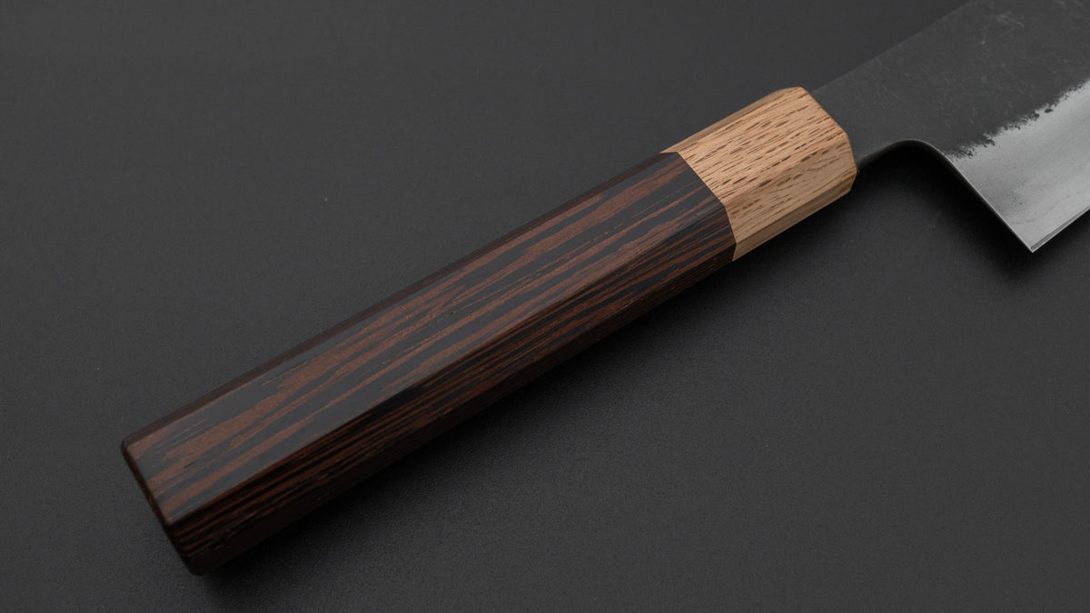 Hitohira Hinode Nashiji White #2 Stainless Clad Hakata 180mm Wenge Handle