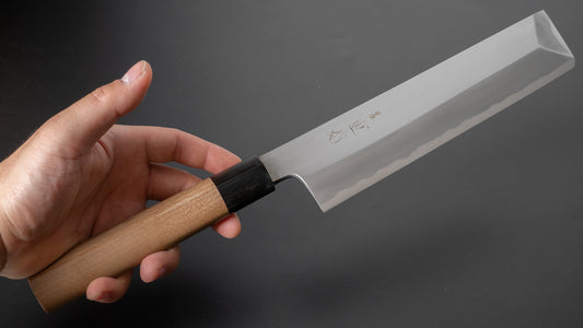 Shigefusa Kasumi Usuba 225 mm Ho houten handvat