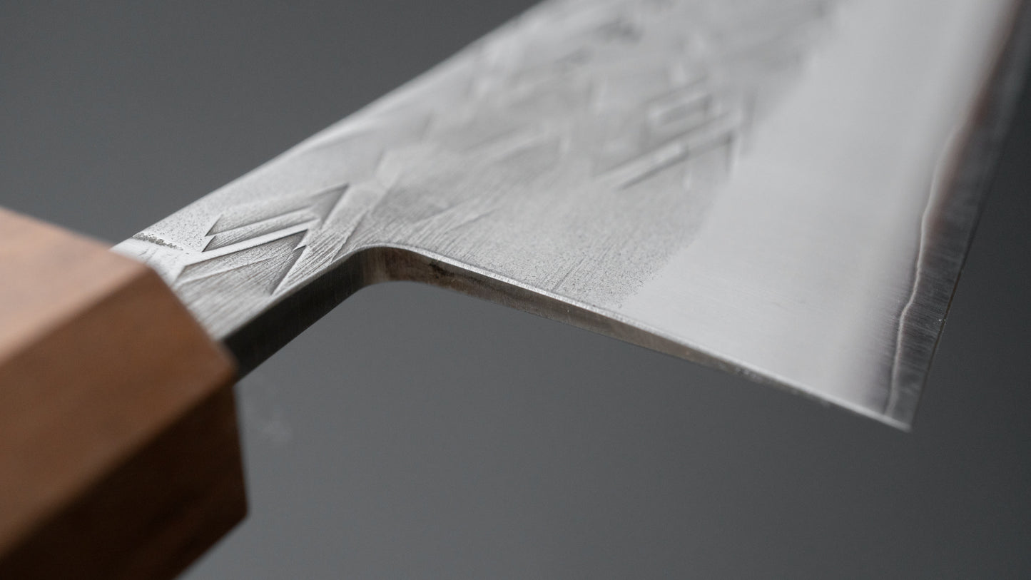 Hitohira TD SLD Tsuchime Bunka 170mm Walnut Handle (Mono)