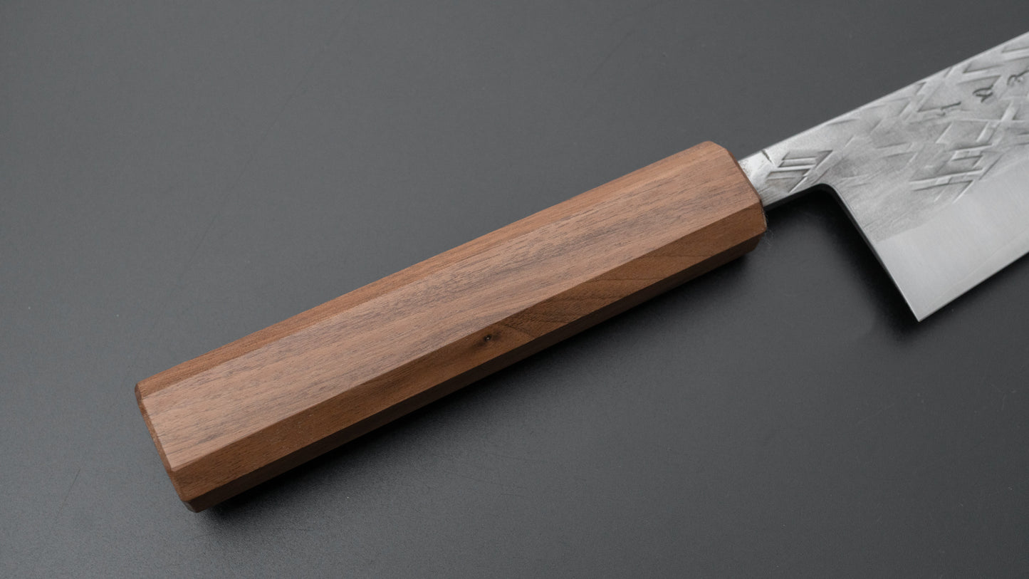 Hitohira TD SLD Tsuchime Bunka 170mm Walnut Handle (Mono)