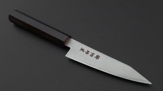 Hitohira Imojiya TH Stainless Kiritsuke Petty 120mm Ebony Handle (Wa)