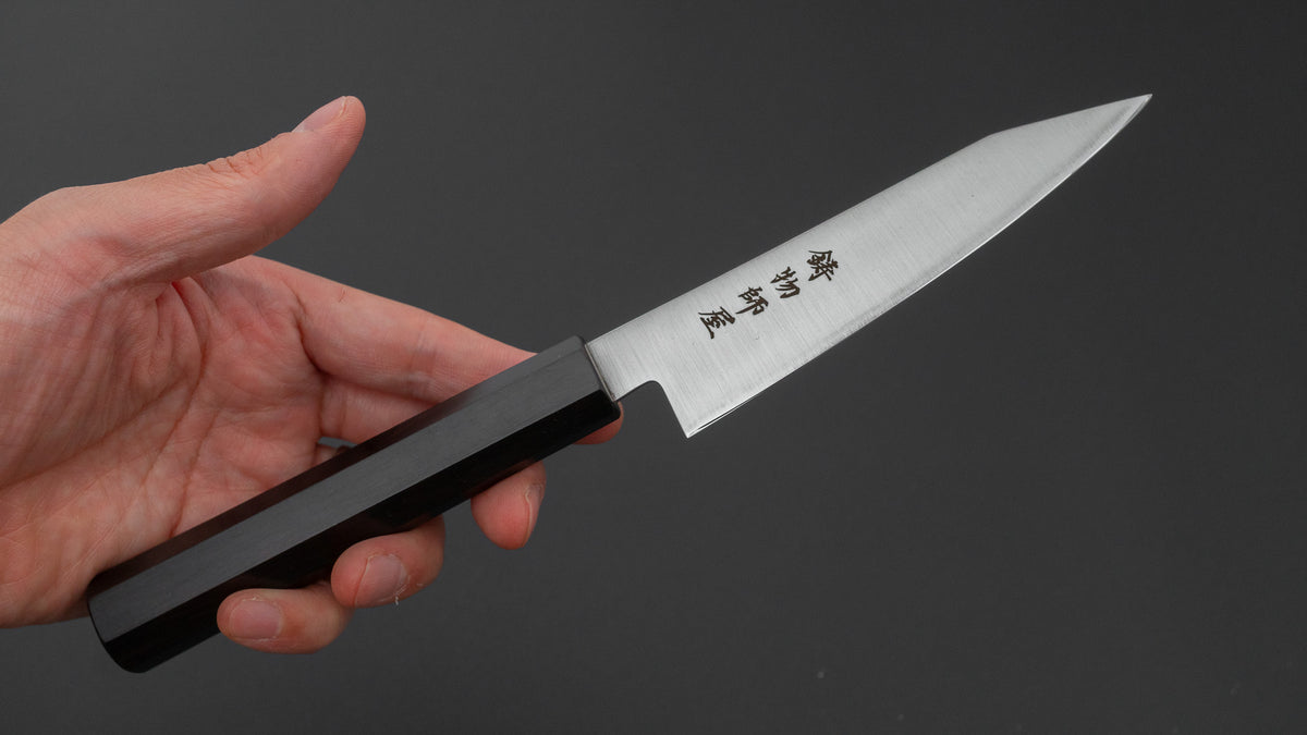 Hitohira Imojiya TH Stainless Kiritsuke Petty 120mm Ebony Handle (Wa)