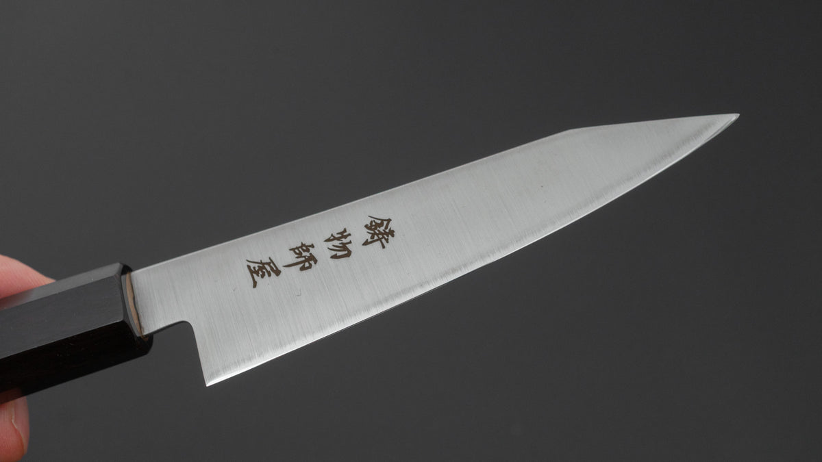 Hitohira Imojiya TH Stainless Kiritsuke Petty 120mm Ebony Handle (Wa)