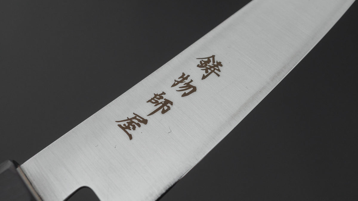 Hitohira Imojiya TH Stainless Kiritsuke Petty 120mm Ebony Handle (Wa)