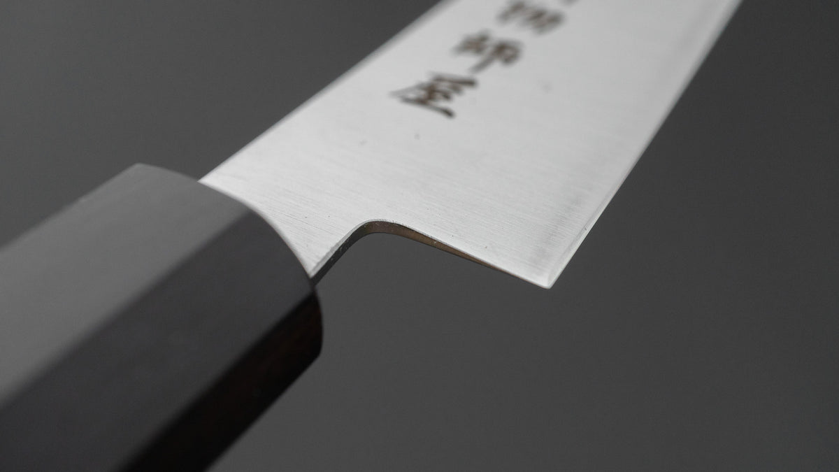 Hitohira Imojiya TH Stainless Kiritsuke Petty 120mm Ebony Handle (Wa)