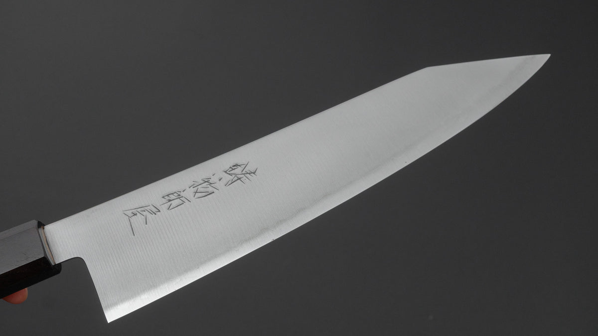 Hitohira Imojiya TH Blue Super Kiritsuke Gyuto 210mm Ebony Handle