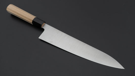 Hitohira Ashi Swedish Stainless Gyuto 240mm Ho Wood Handle
