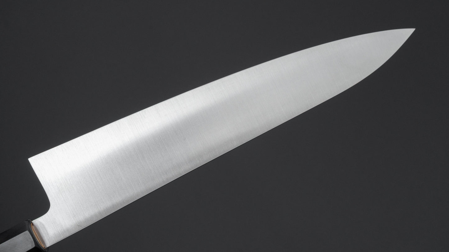 Hitohira Ashi Zweedse roestvrijstalen Gyuto 240 mm Ho-houten handgreep