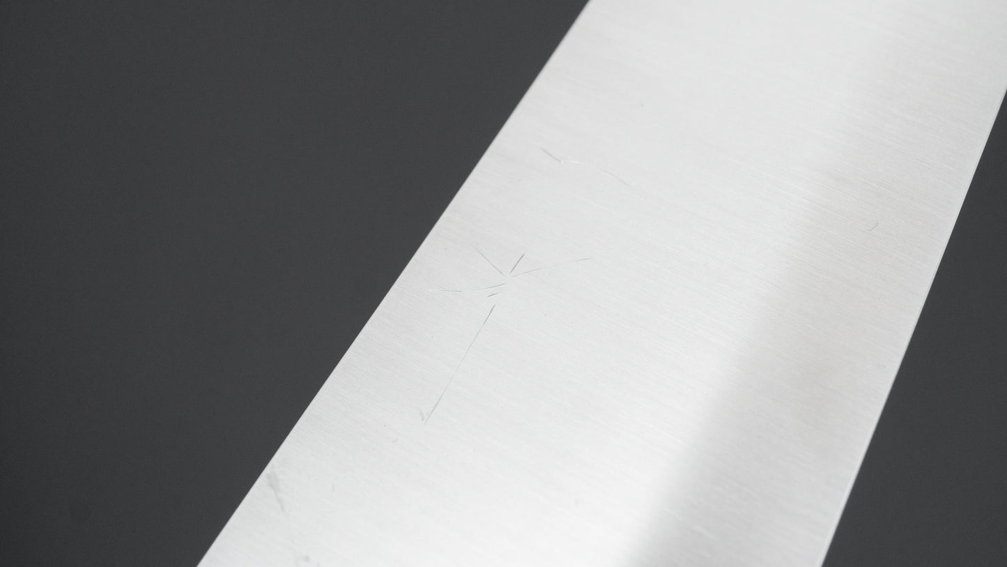 Hitohira Ashi Zweedse roestvrijstalen Gyuto 240 mm Ho-houten handgreep