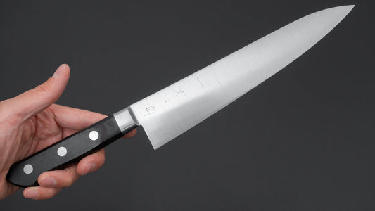 Hitohira AH Hagane Gyuto 210mm Pakka Handle