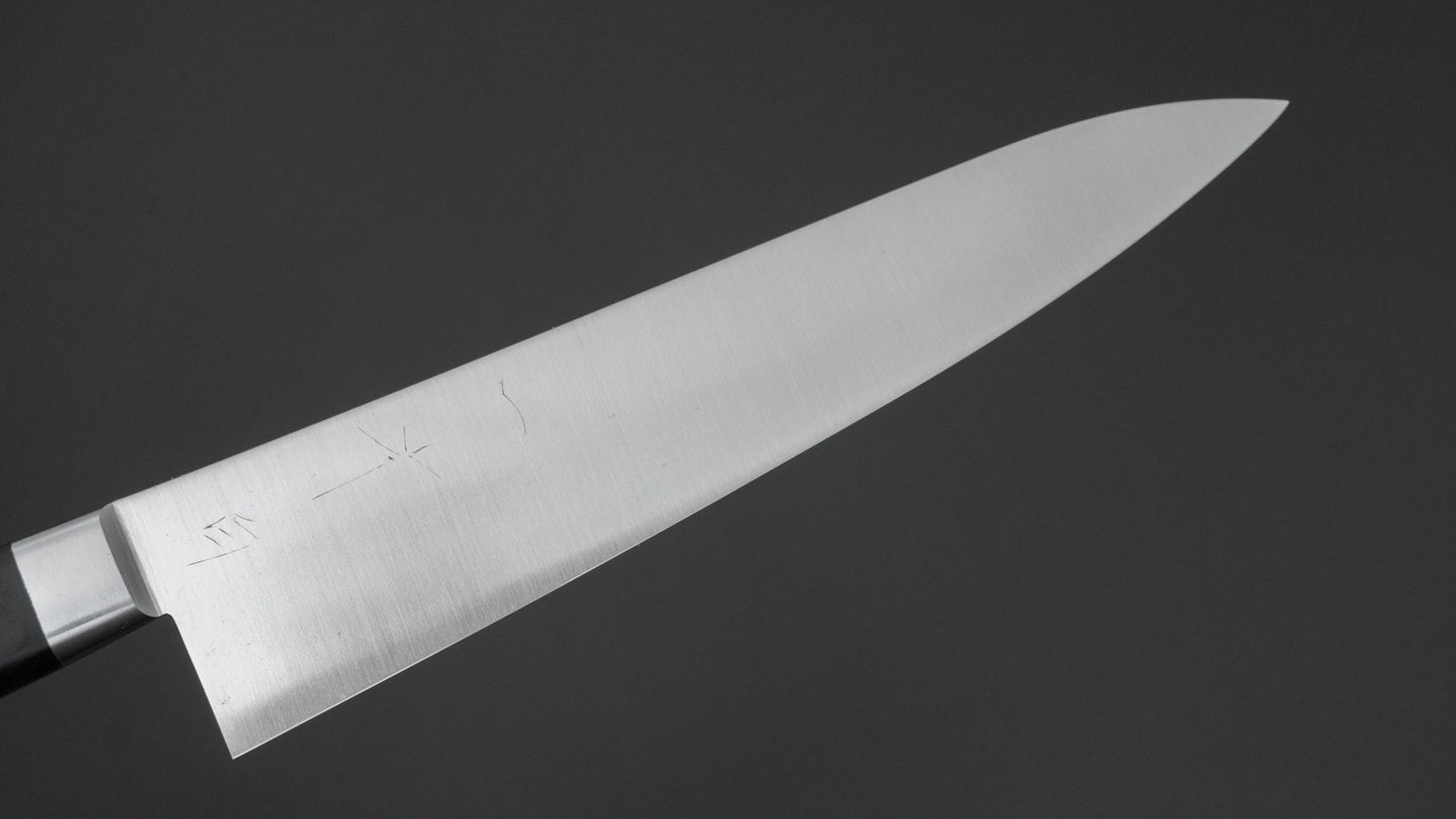 Hitohira Ashi Wit #2 Gyuto 210 mm Pakka-handvat