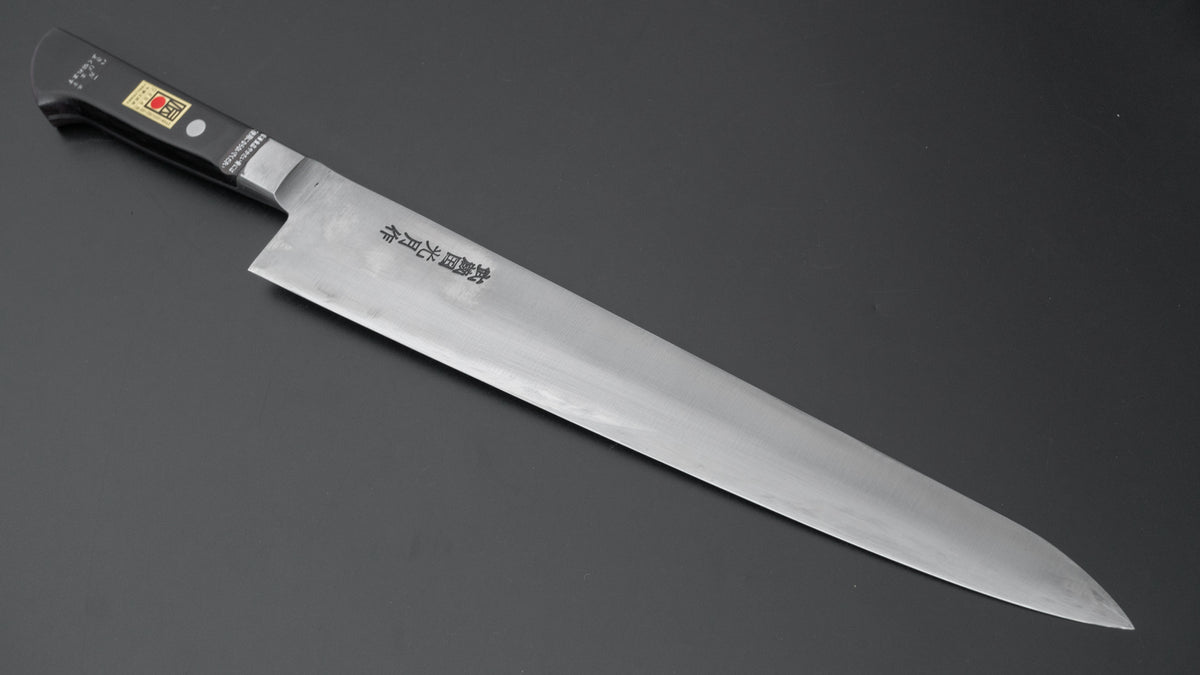 Kogetsu Carbon Sujihiki 330mm Pakka Handle