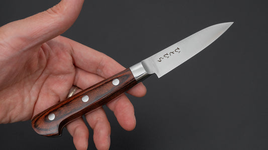 Hitohira Hiragana Paring 80mm Imitation Mahogany Handle