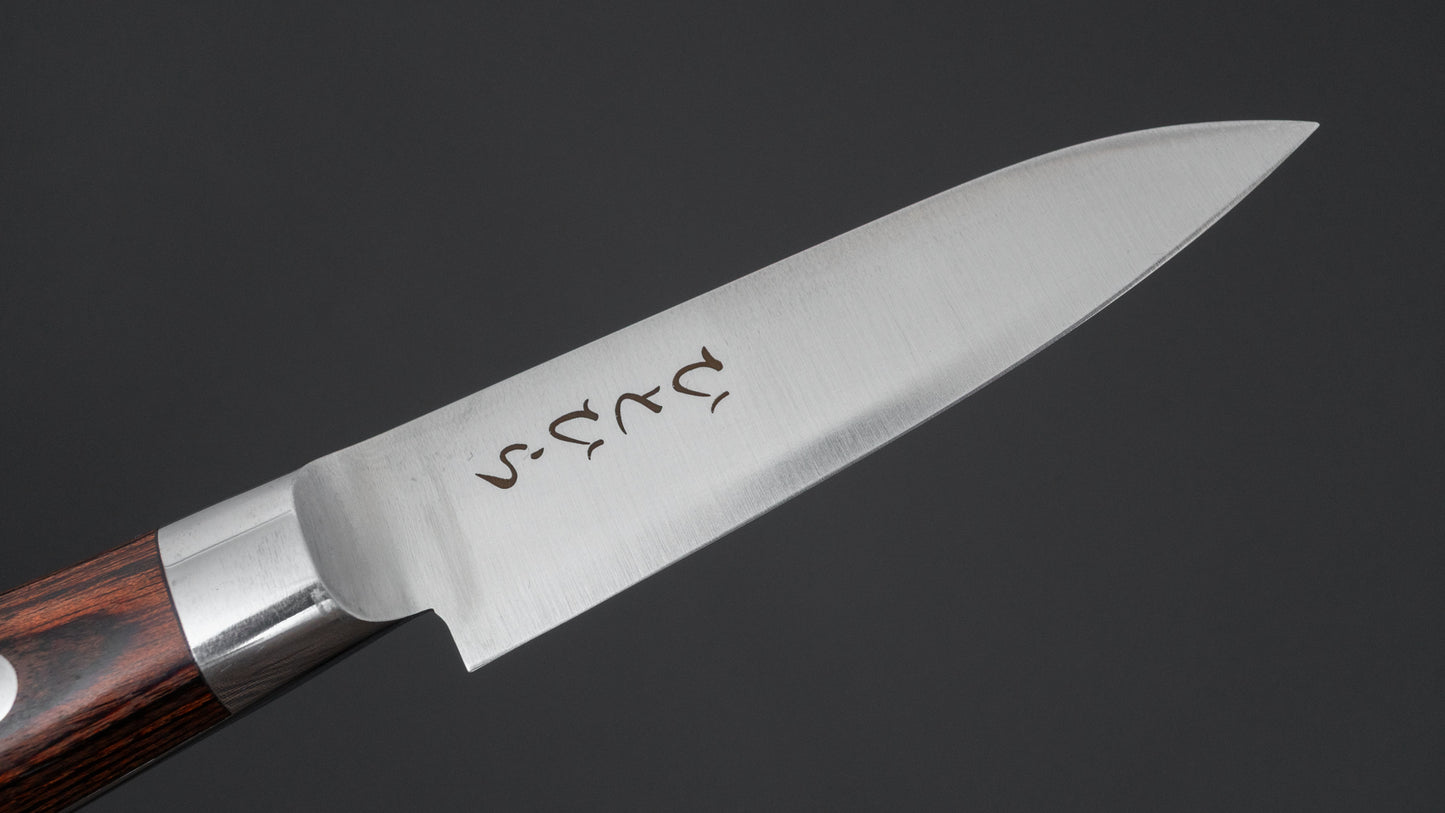 Hitohira Hiragana Paring 80mm Imitation Mahogany Handle