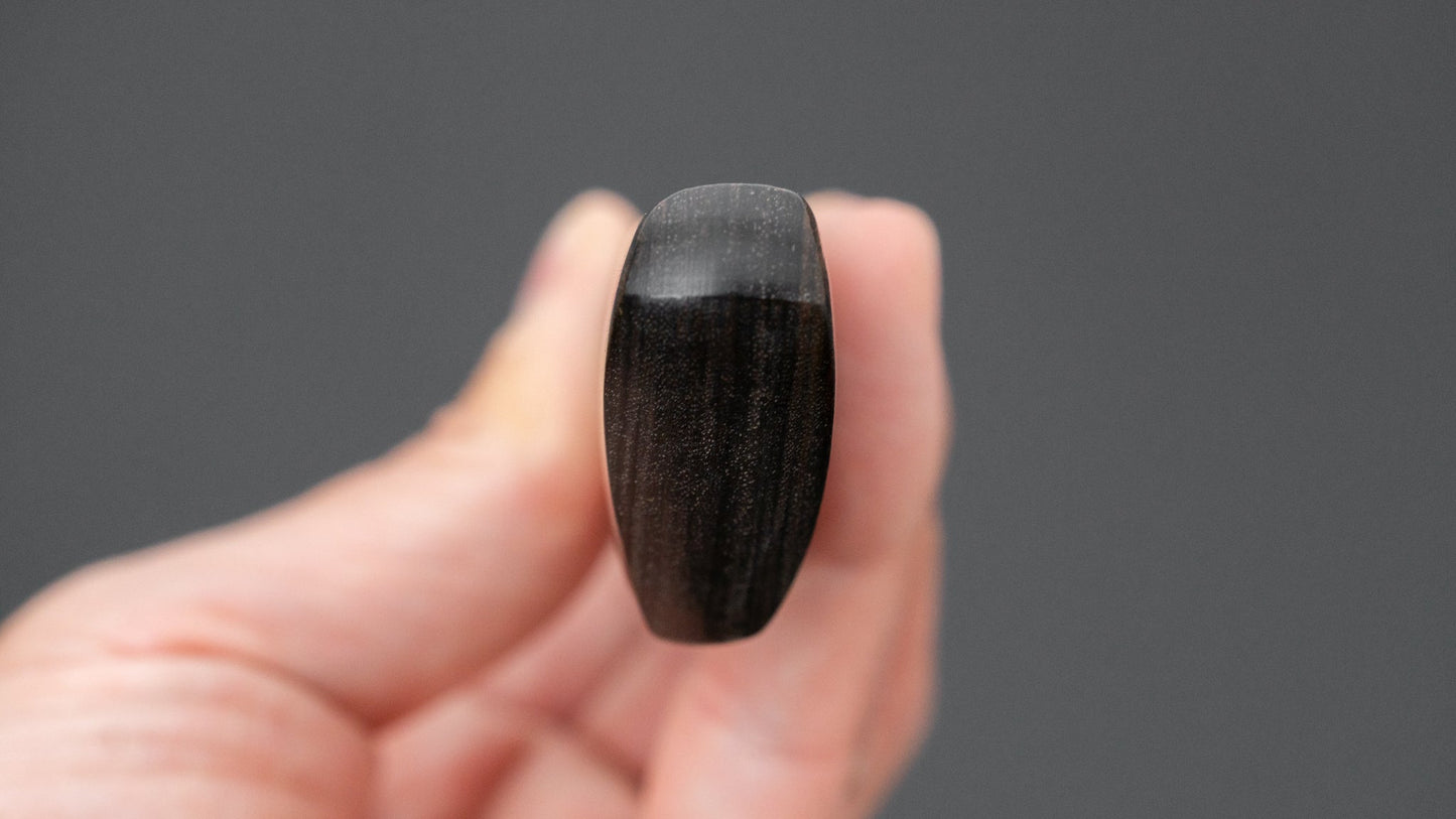 Hitohira NM V10 Tsuchime Damascus Santoku 170 mm imitatie mahoniehouten handvat