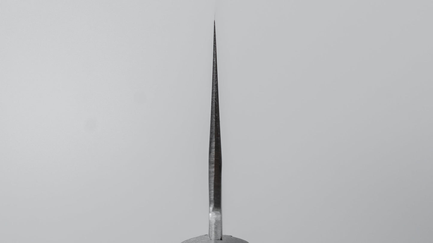 Hitohira NM V10 Tsuchime Damascus Santoku 170 mm imitatie mahoniehouten handvat