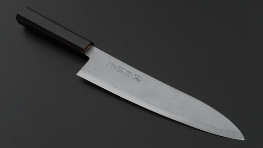 Hitohira Imojiya TH Blue Super Gyuto 210mm Ebony Handle