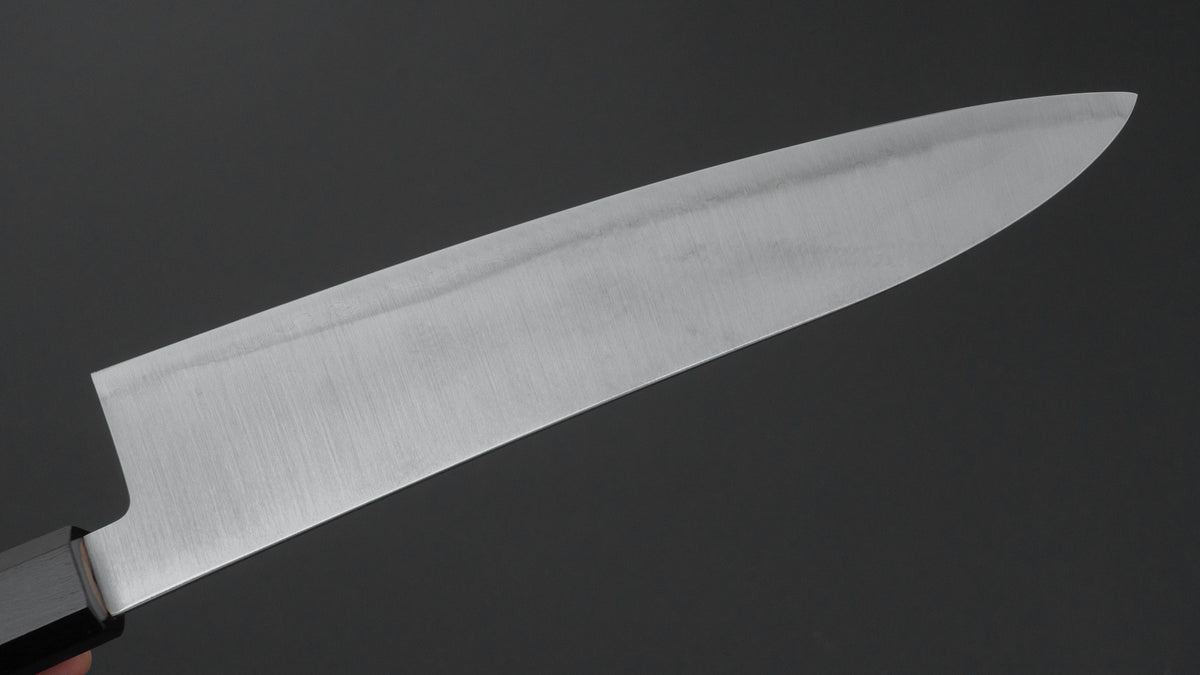 Hitohira Imojiya TH Blue Super Gyuto 210mm Ebony Handle