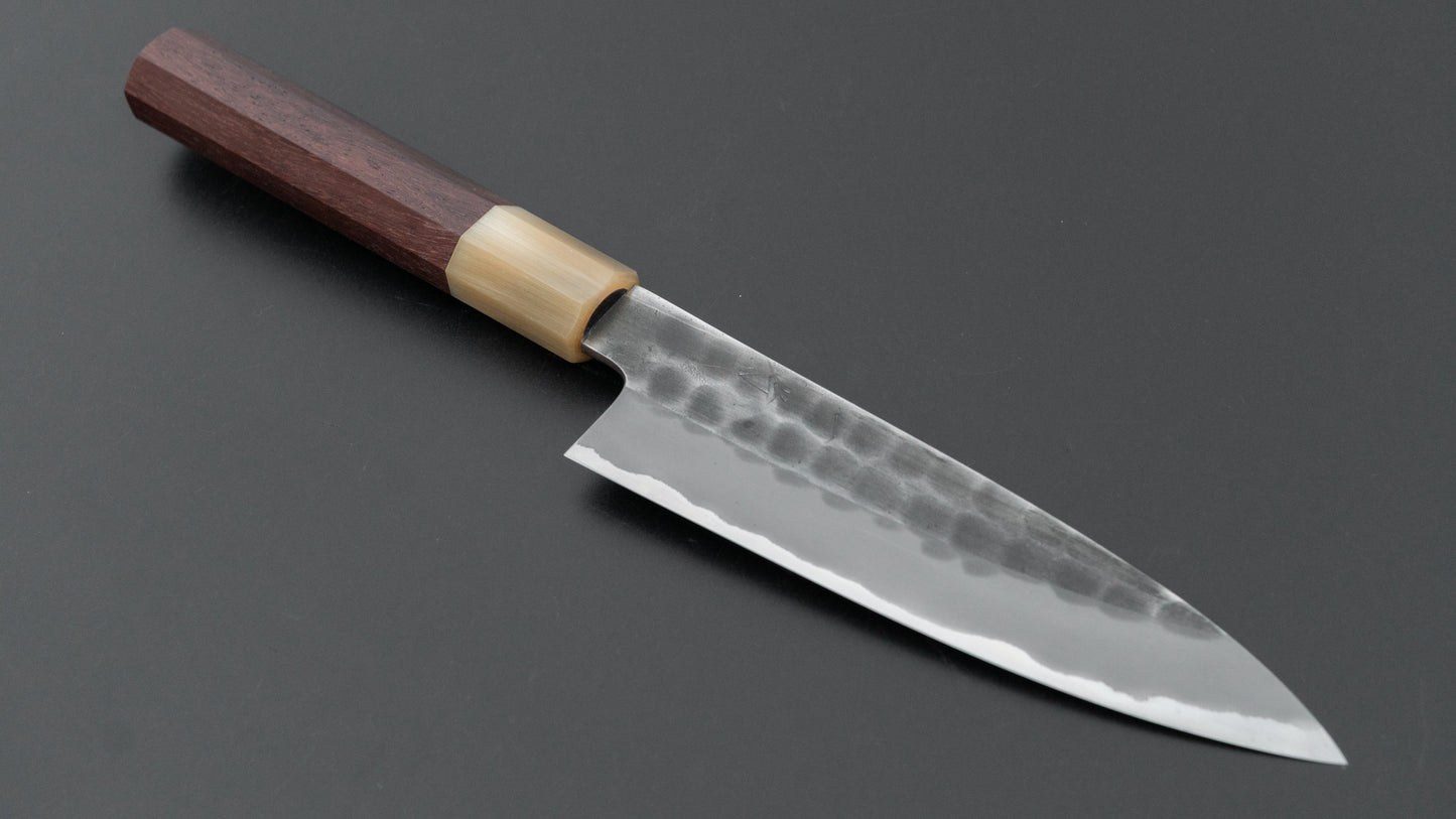 Hitohira Hinode Tsuchime Wit #2 Roestvrijstalen Petty 135mm Taihei Houten Handvat