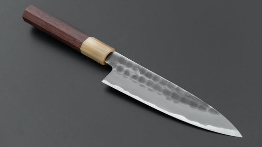 Hitohira Hinode Tsuchime White #2 Stainless Clad Petty 135mm Taihei Wood Handle