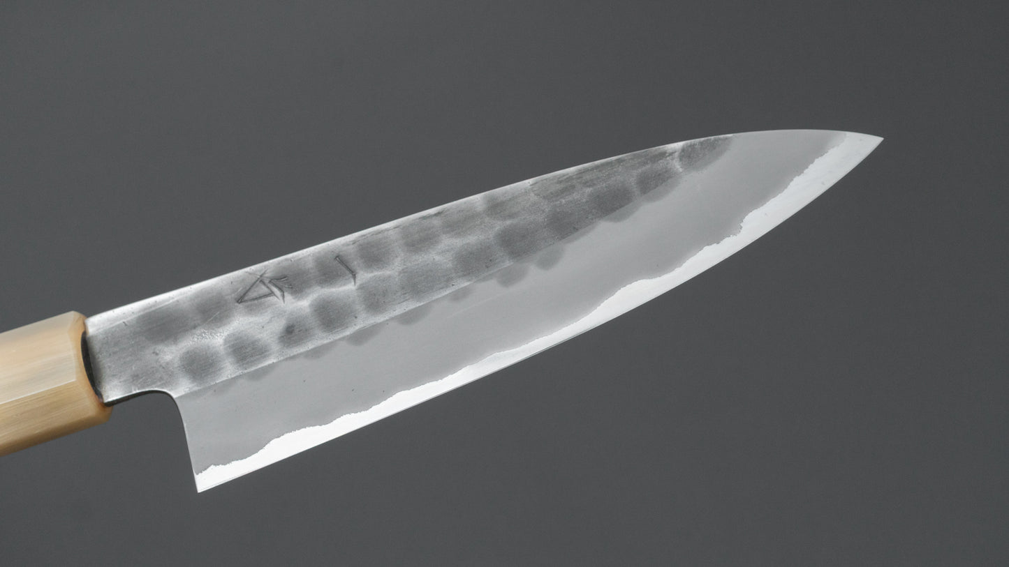 Hitohira Hinode Tsuchime Wit #2 Roestvrijstalen Petty 135mm Taihei Houten Handvat