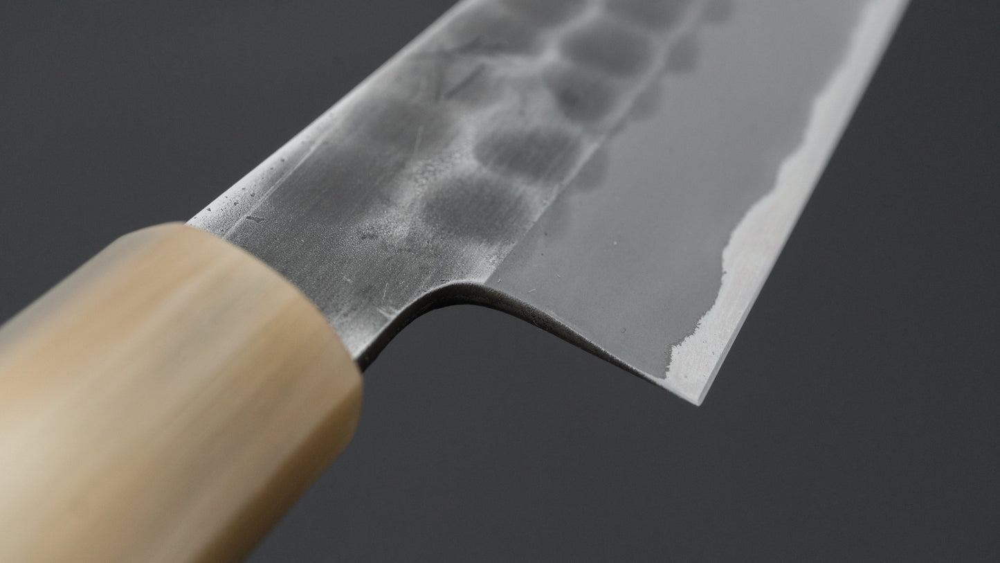 Hitohira Hinode Tsuchime Wit #2 Roestvrijstalen Petty 135mm Taihei Houten Handvat