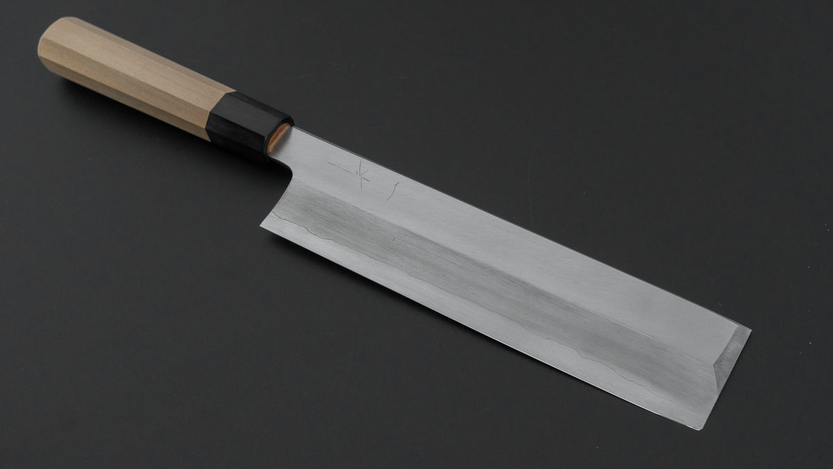 Hitohira Nakagawa Mosuke Silver #3 Usuba 225mm Ho Wood Handle (Saya)