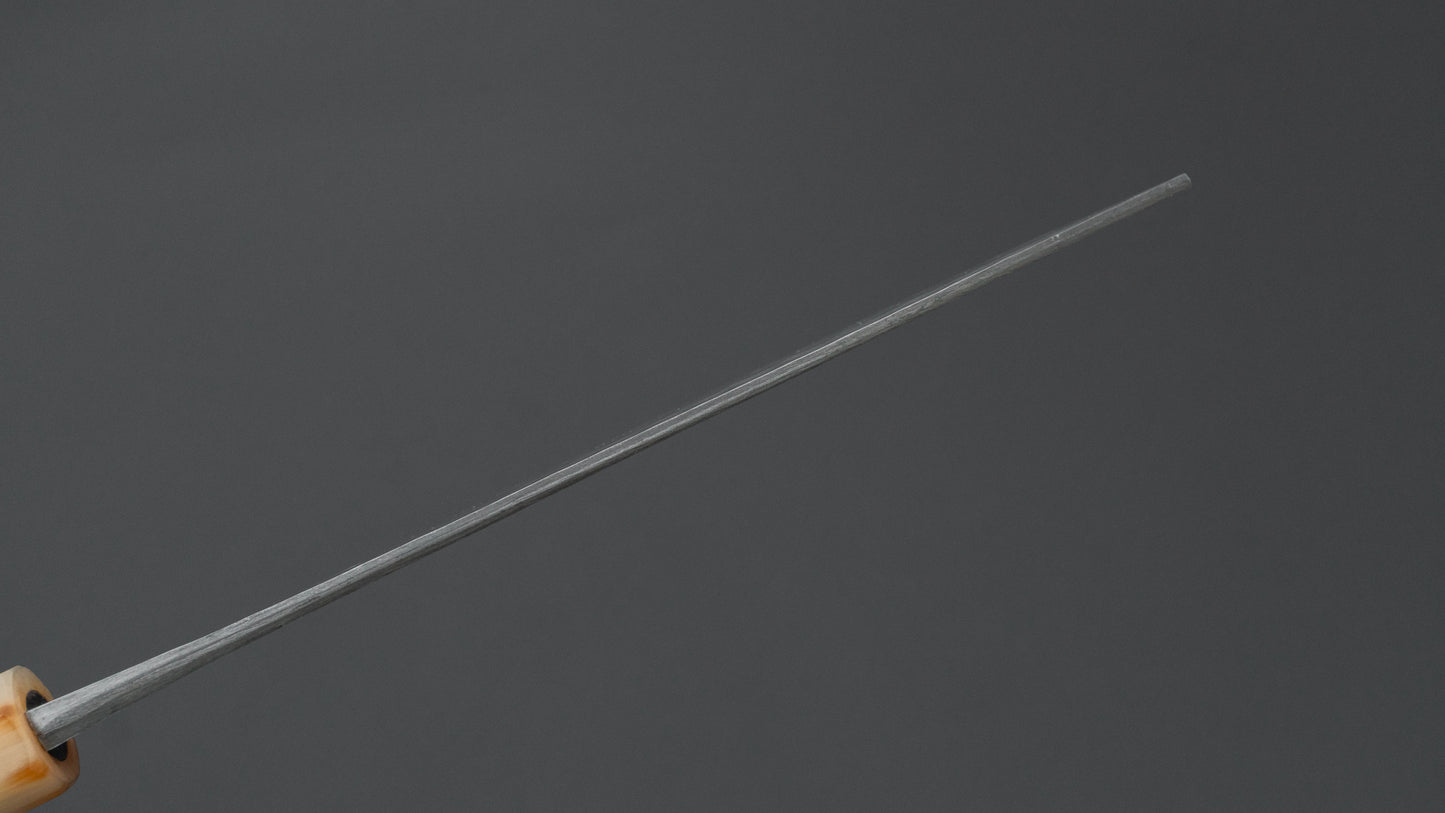 Hitohira Hinode Tsuchime White #2 Stainless Clad Nakiri 165mm Taihei Wood Handle