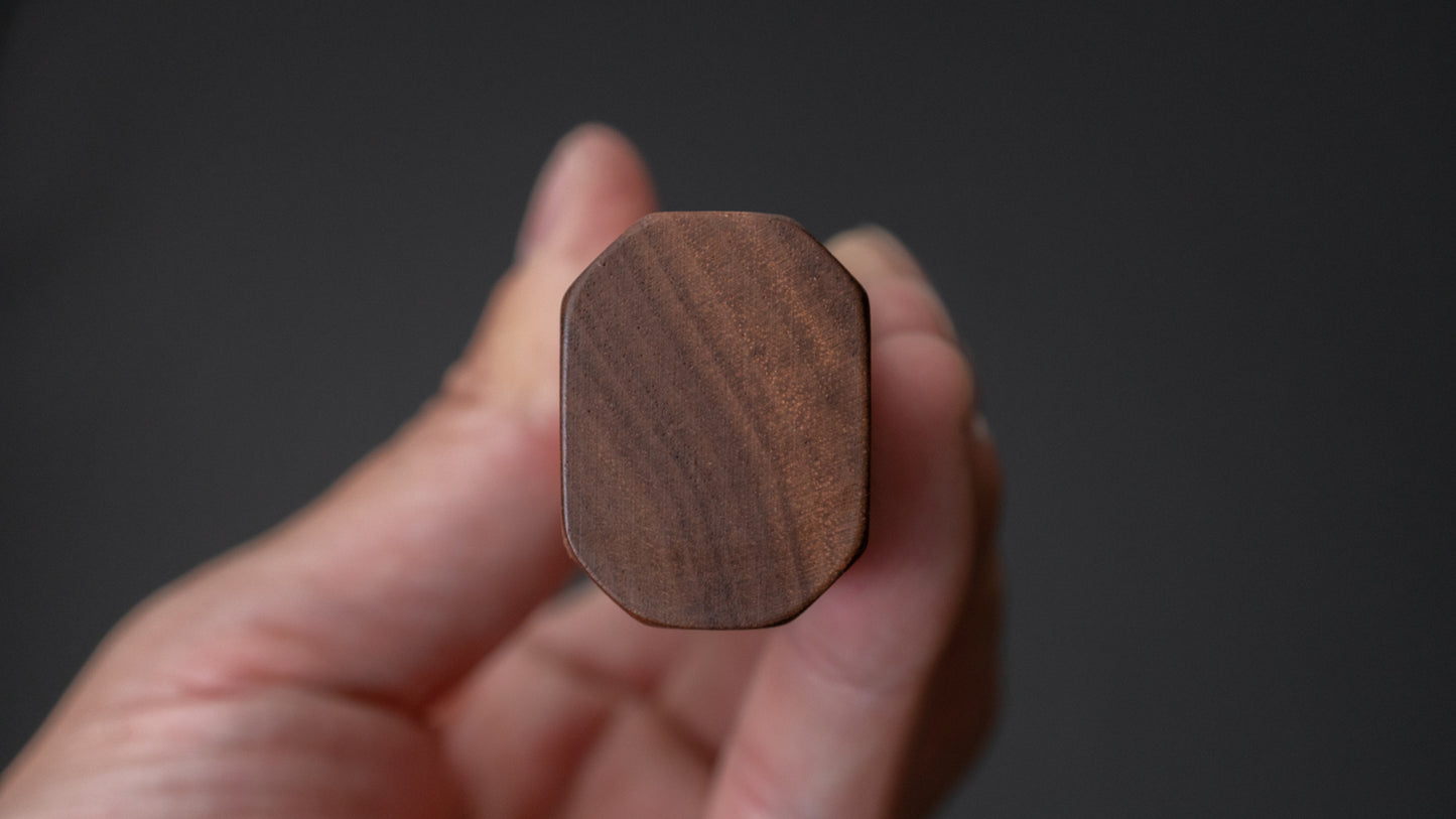 Hitohira Tosa Kurouchi Blue #2 Nakiri 170mm Walnut Handle (Rengas Ferrule)